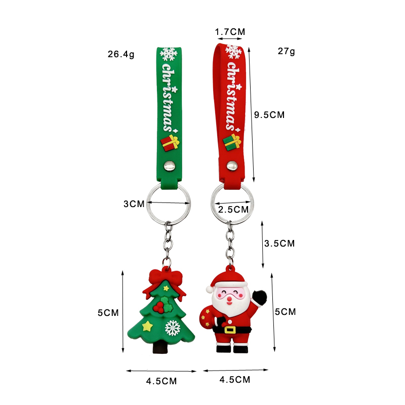 Christmas Tree Keychains