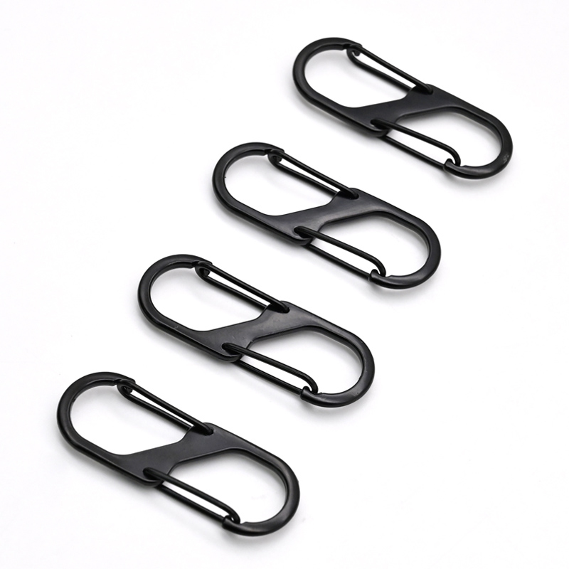 S-Biner Dual Carabiner S Biner Clip Hook S Shaped Carabiners