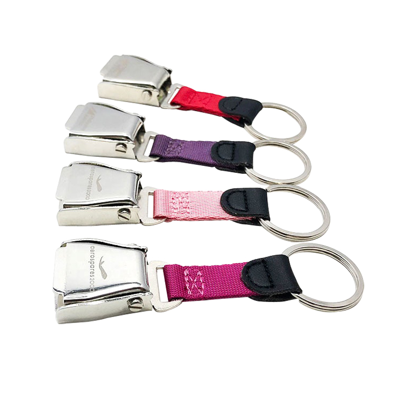 Airplane Seat Belt Buckle Keychain
