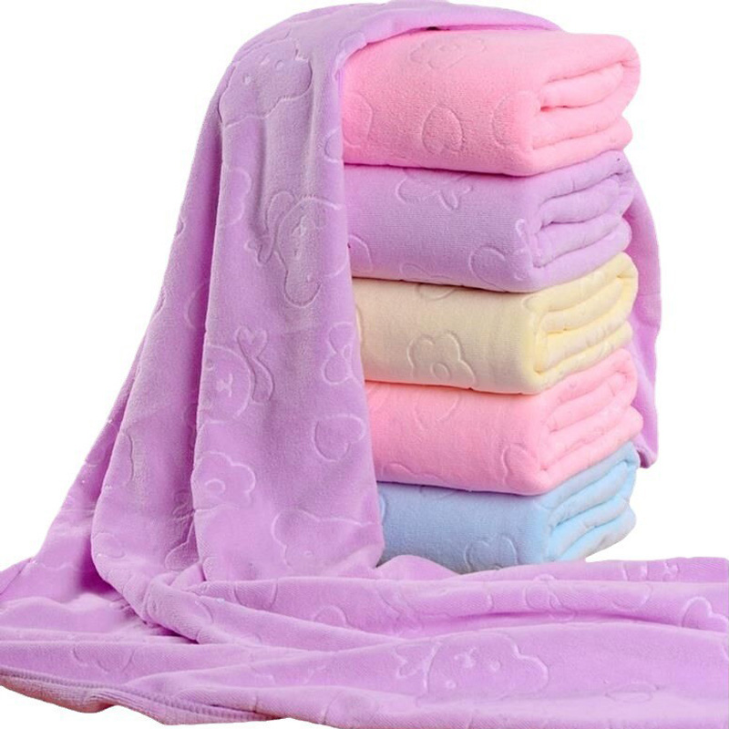 Best Highest Quality Colorful Bathroom Towels Soft Microfiber Towel for Bath