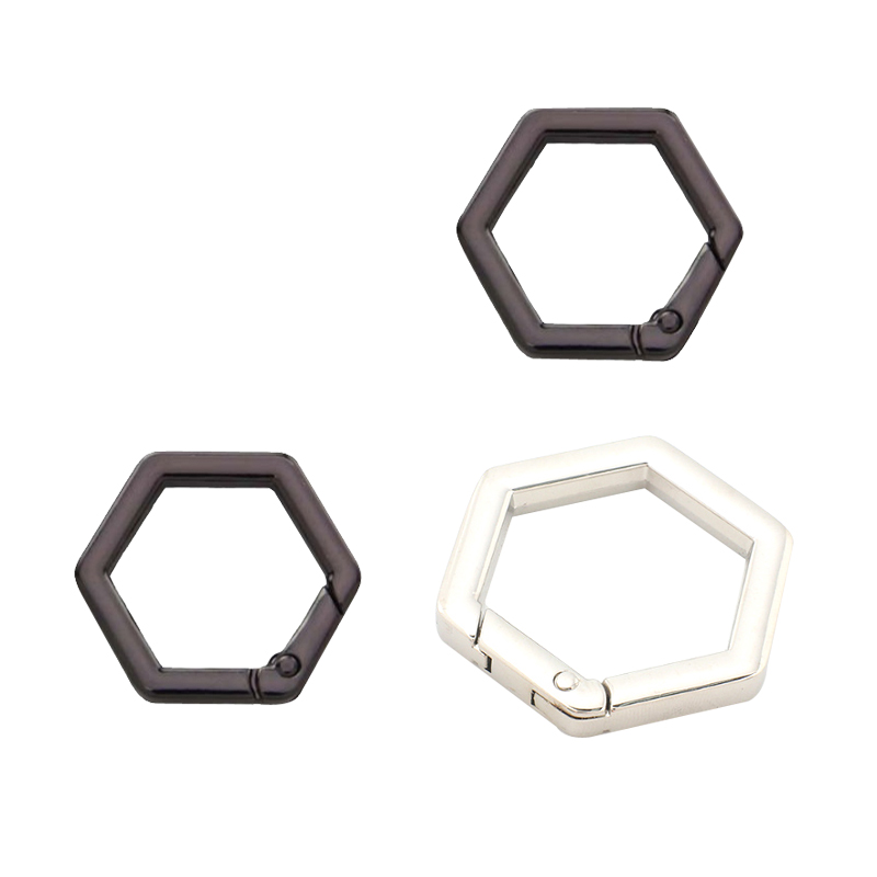 Hexagon Keyring