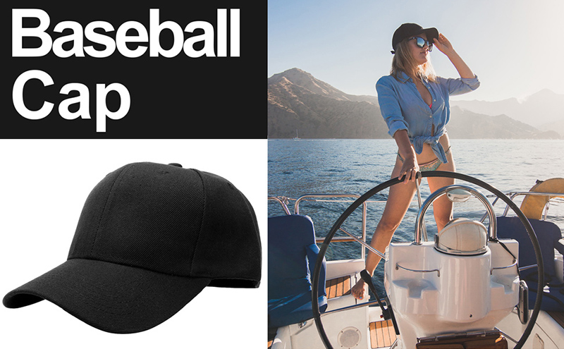 Plain Black Baseball Cap Women'S