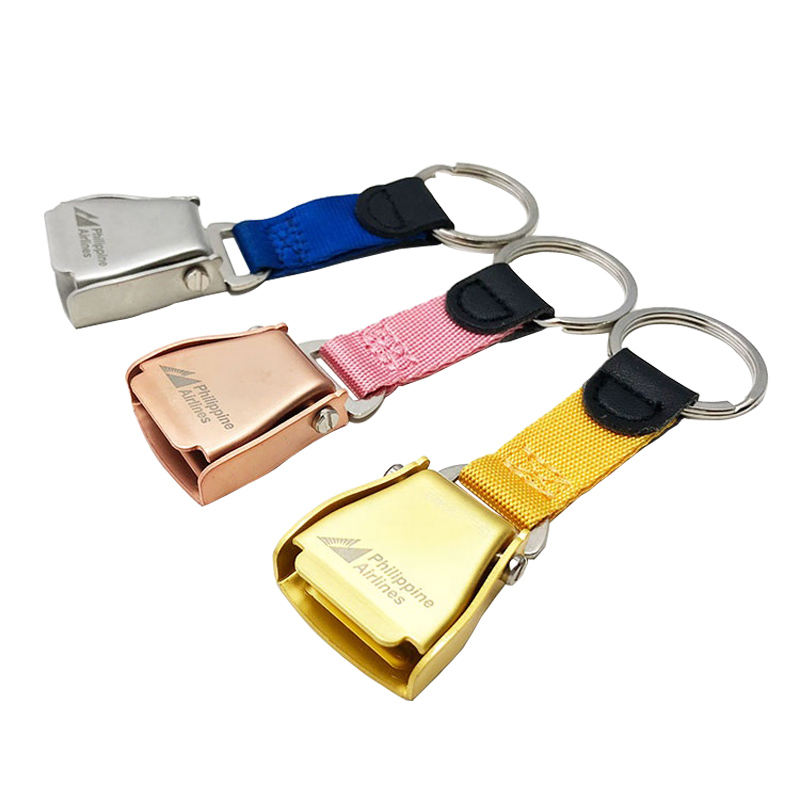 Airplane Seatbelt Buckle Keychain Aircraft Seat...