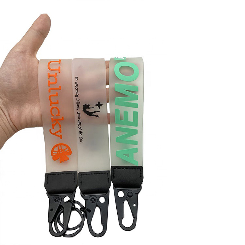 Off White Lanyard Clear