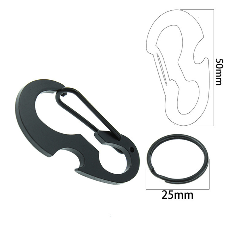 Stainless Steel Carabiner Keychain