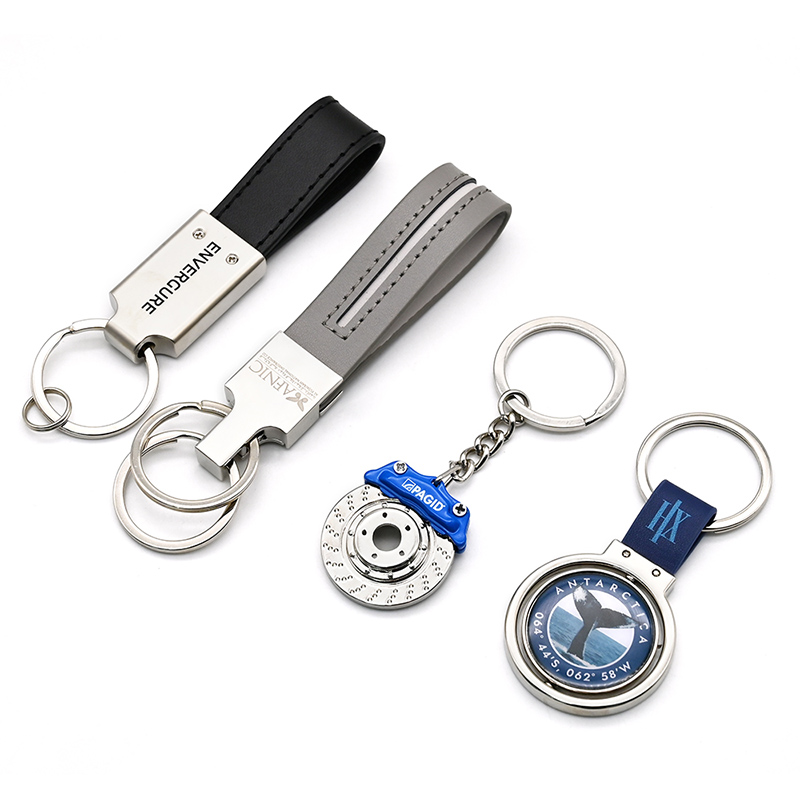 Metallic Personalised Keychain Customised Metal...