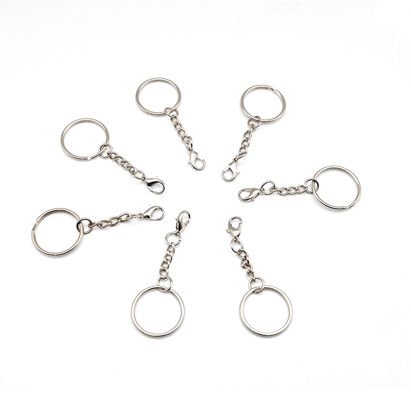 Custom Keyring Chains Ring Key Chains Split Key Ring With Chain