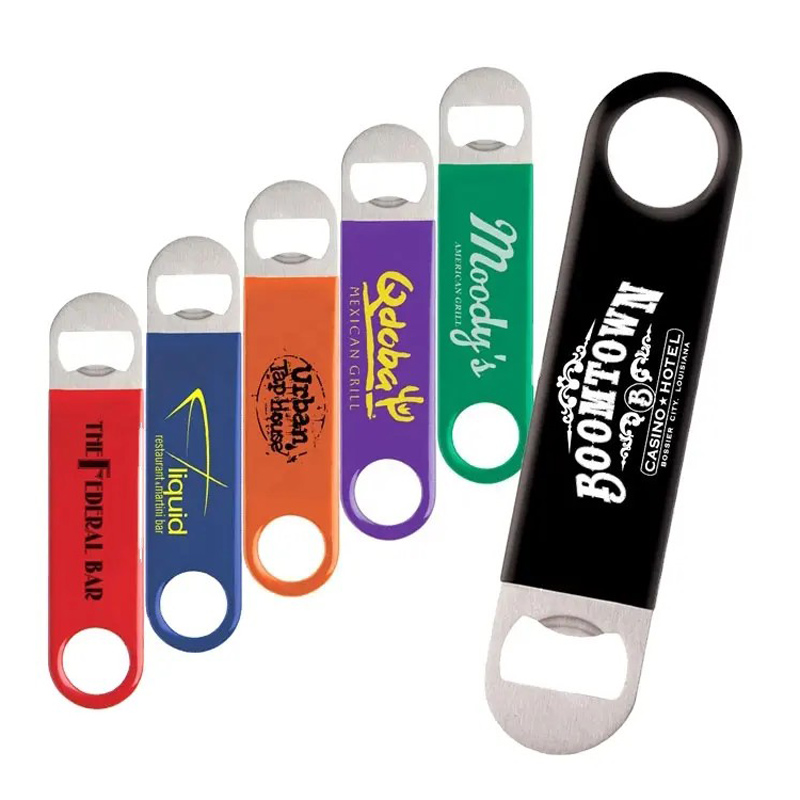 Flat Sublimation Metal Beer Bottle Opener Engraved Metal Bottle Openers