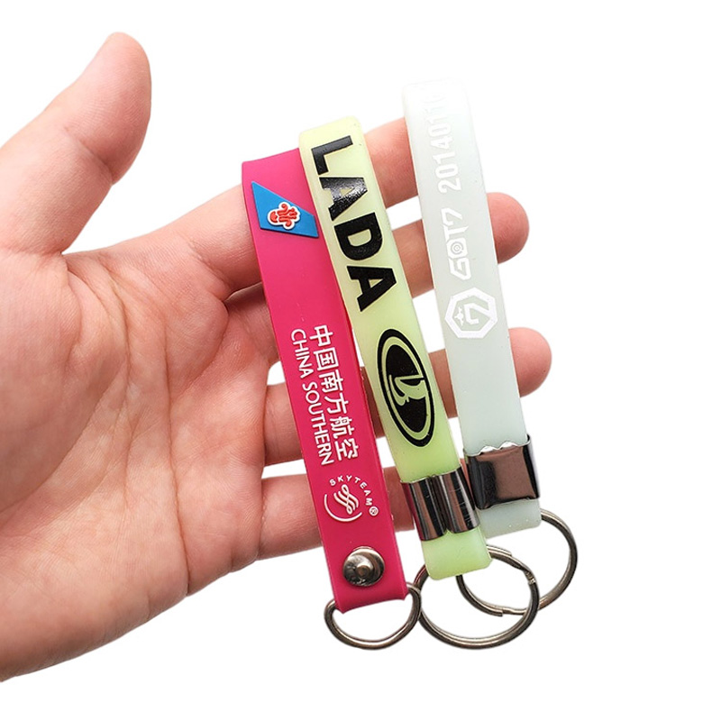Silicone Wristband Keychain
