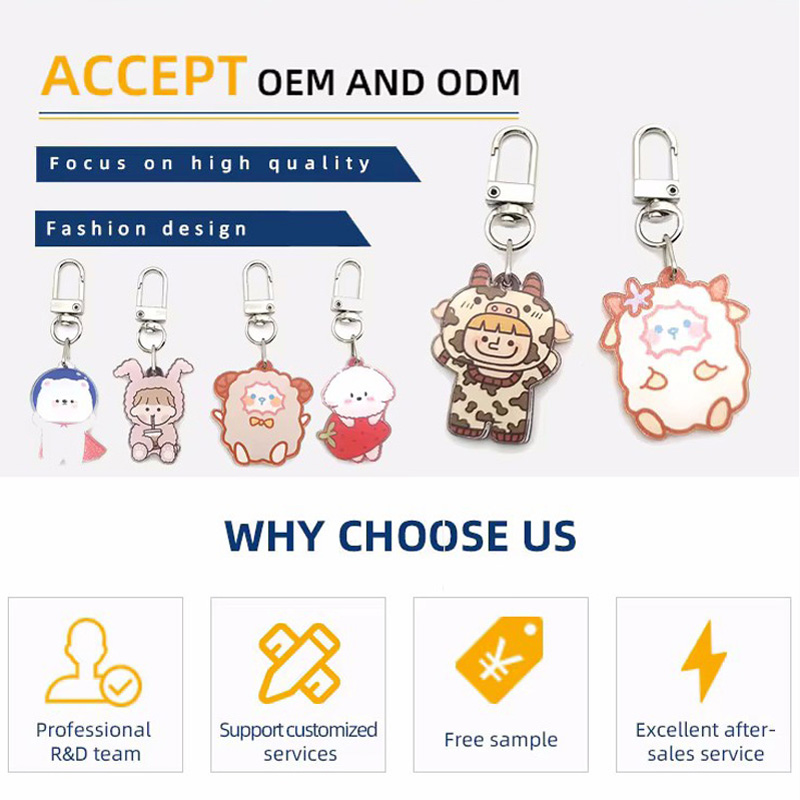 Sublimate Acrylic Keychains