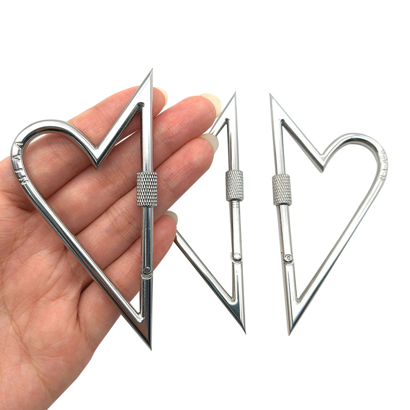 Locking Heart Carabiner